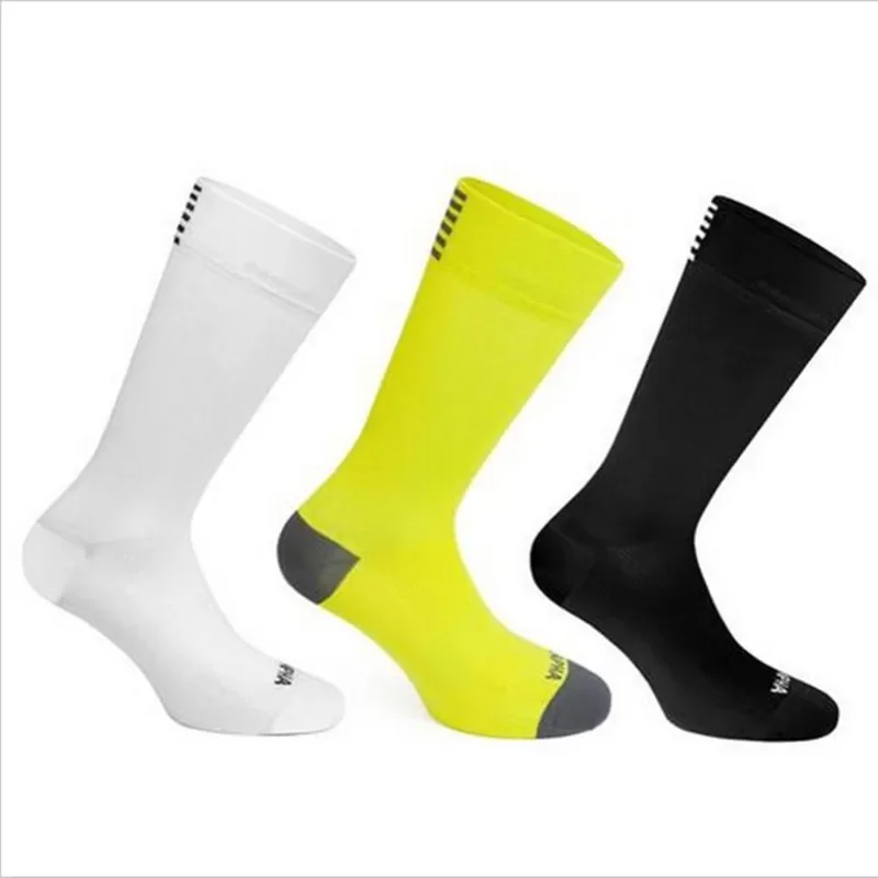 Calcetines atléticos de media pantorrilla para ciclismo y correr, calcetines deportivos transpirables que absorben el sudor para hombres y mujeres, 1 par