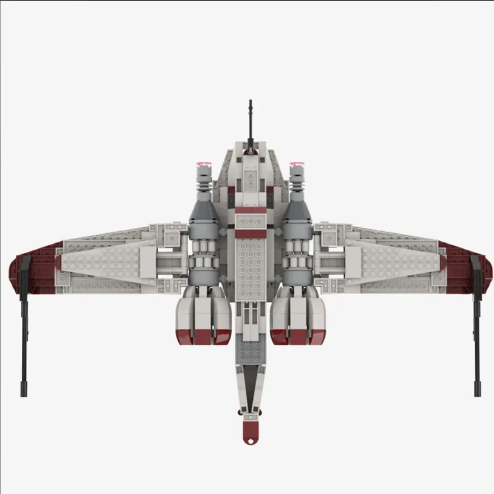 MOC ARC-170 Star fighter Assembled  V-Wing Reconnaissance Aircraft Super Aircraft Star fighter Block Assembled Block Gift Toy