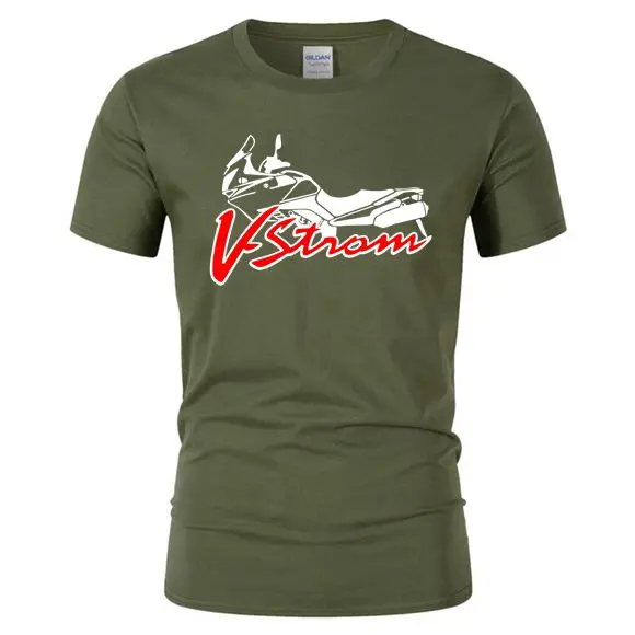 2025 Motorcycle V-Strom DL 650 Motorsport Team Logo F1 T-shirt Men Short Sleeve T Shirt Men TShirt XS-XXXL