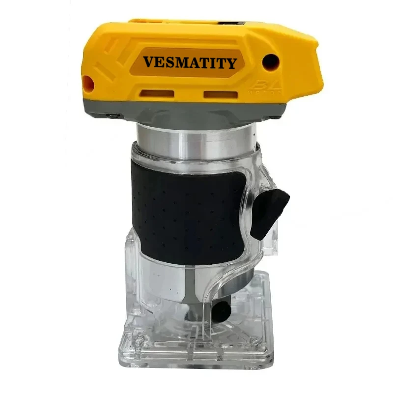 30000RPM Cordless Electric Trimmer Brushless Woodworking Trimming Machine Wood Router Milling Engraving Machine For 18V Battery