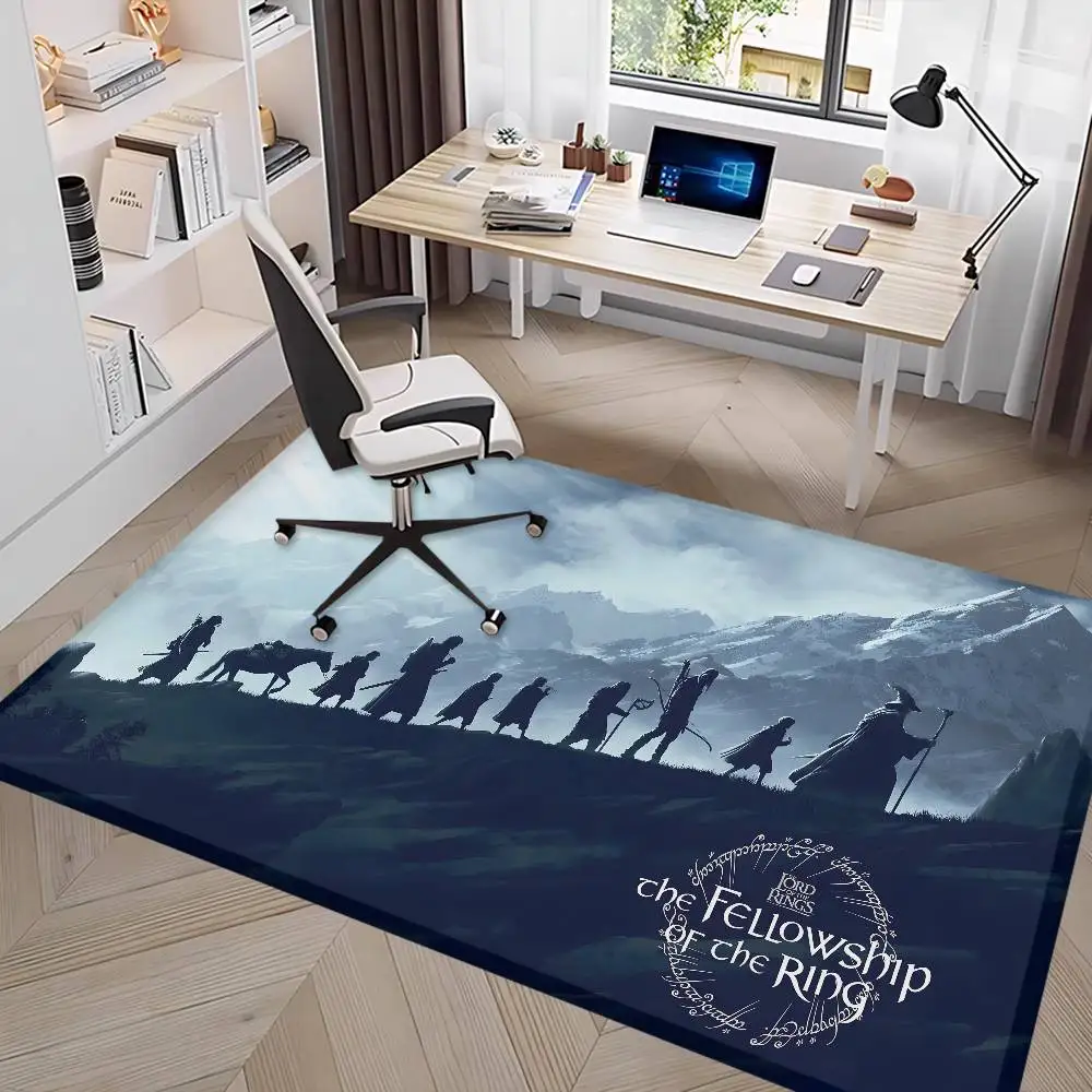 The L-Lord Of The R-Rings Movie Room Mats Retro Multiple Choice Living Room Kitchen Rug Non-Slip Welcome Rug