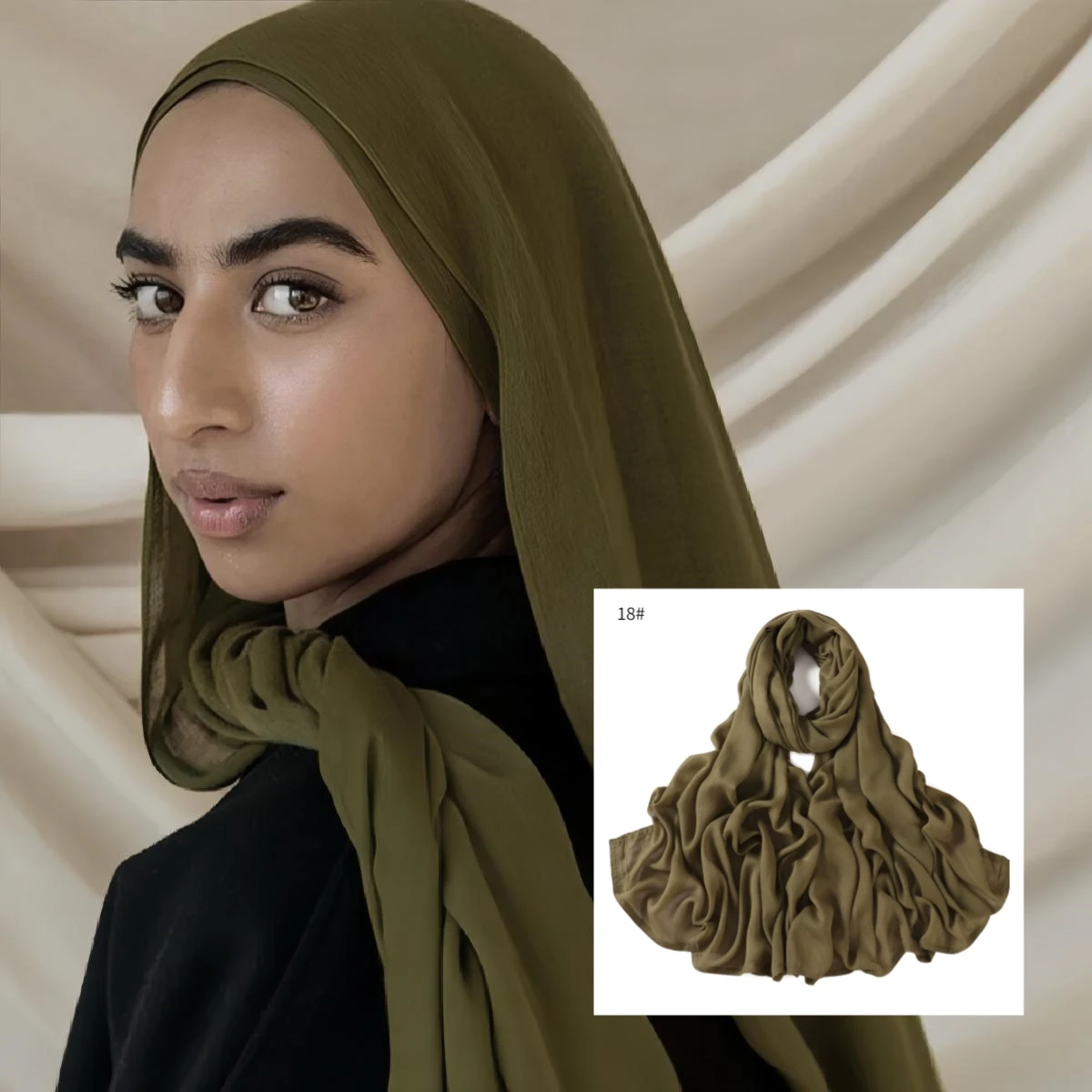 New Color Cotton Rayon Scarf Hijab Woman Plain Solid Color Long Shawl Muslim Foulard Headscarf Pashmina Islamic Turban Wholesale