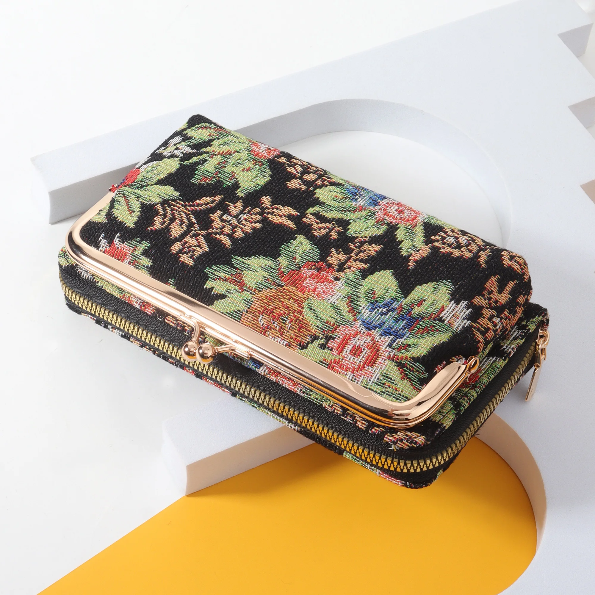 New Fashion Women's Letter Detail Zipper Long Wallet, Fashion Multi Card Slot Wallet, Women's Multi functional Ultra thin Card C
