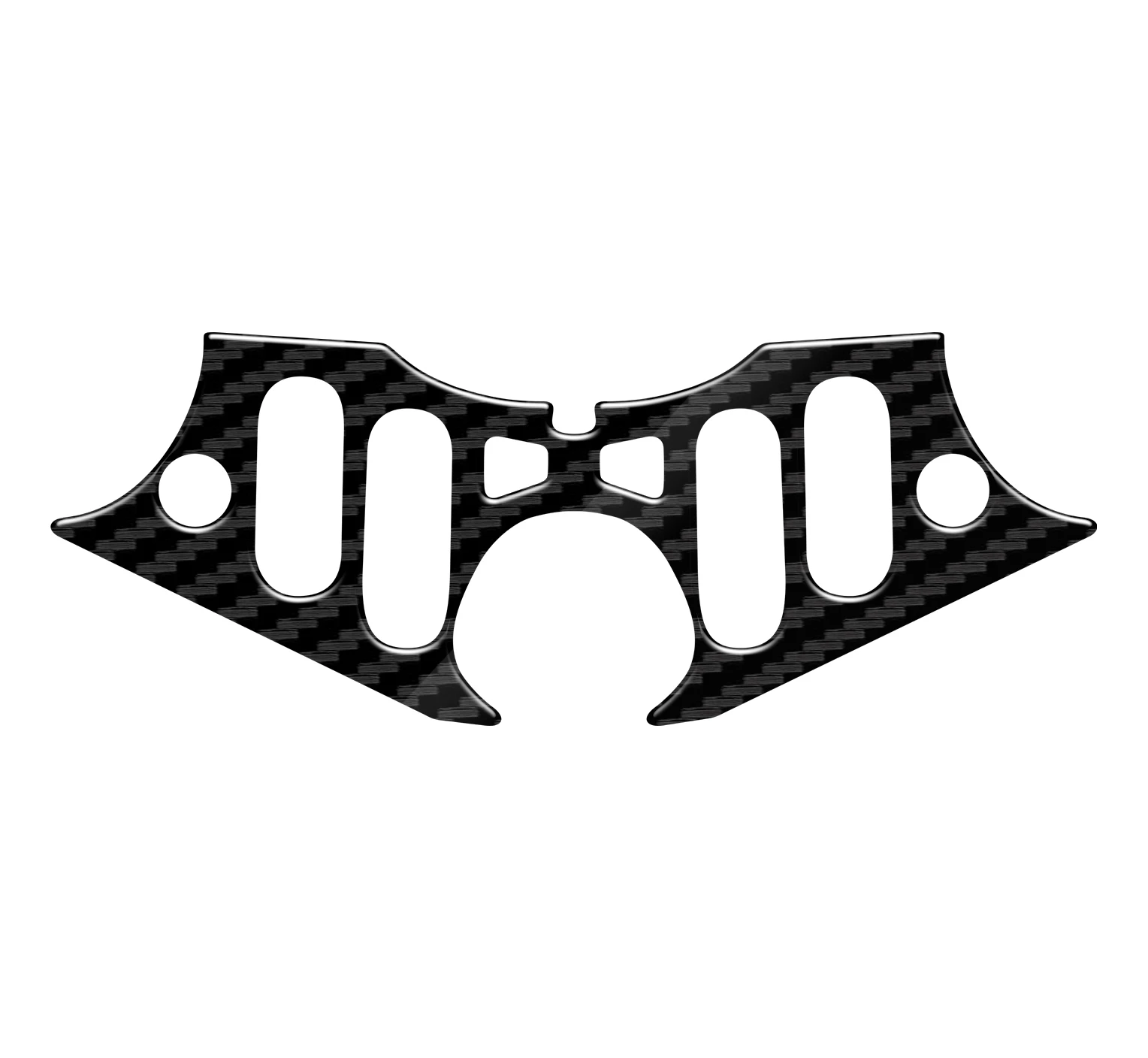 For YAMAHA R1 YZF-R1 R 1 2015-2020  Motorrad 3D Carbon-look Upper Triple Yoke Defender