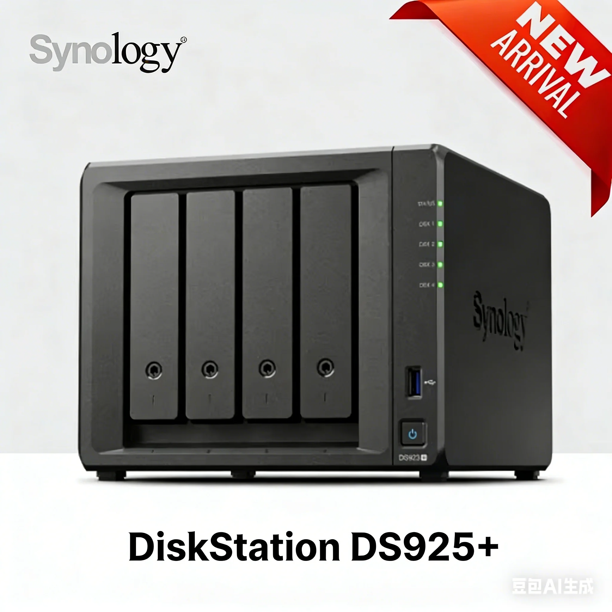 Serveur de stockage en nuage NAS Synology DS923+/DS925+ PLUS 4G � 4 baies, DiskStation, pour la gestion des donn�es des petites entreprises et des bureaux � domicile