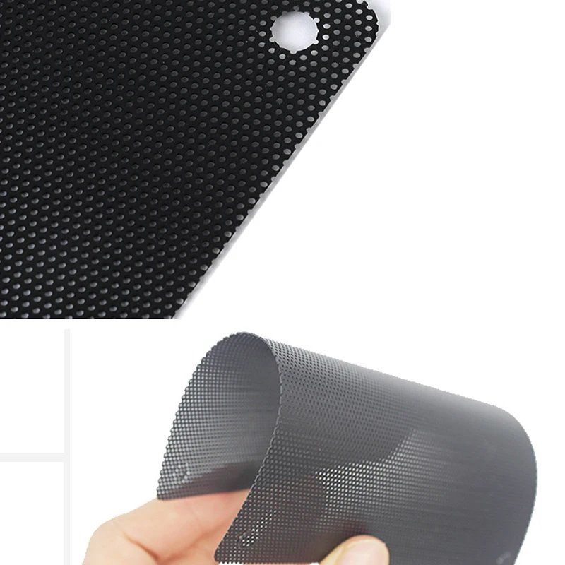 PVC PC 팬 먼지 필터 방진 케이스, 컴퓨터 메쉬 냉각 초미세 방진 커버, 80mm, 90mm, 120mm, 140mm, 6 개