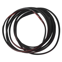 4M T-Shape Rubber Car Door Seal Strip Hood Trunk Edge Weatherstrip Moulding Universal Trim Car Edge Trim Strip