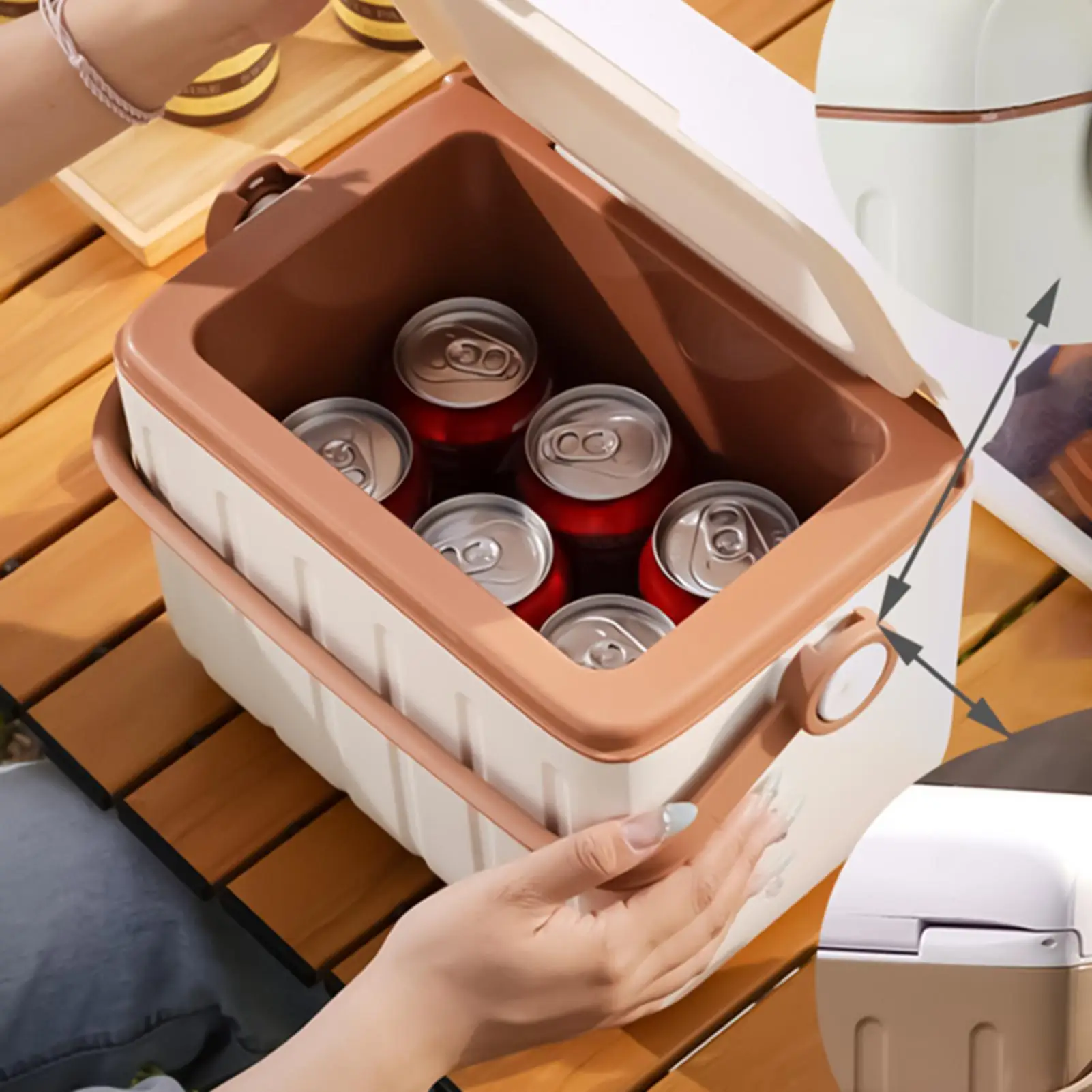휴대용 보온 보냉 쿨러 박스 이미지