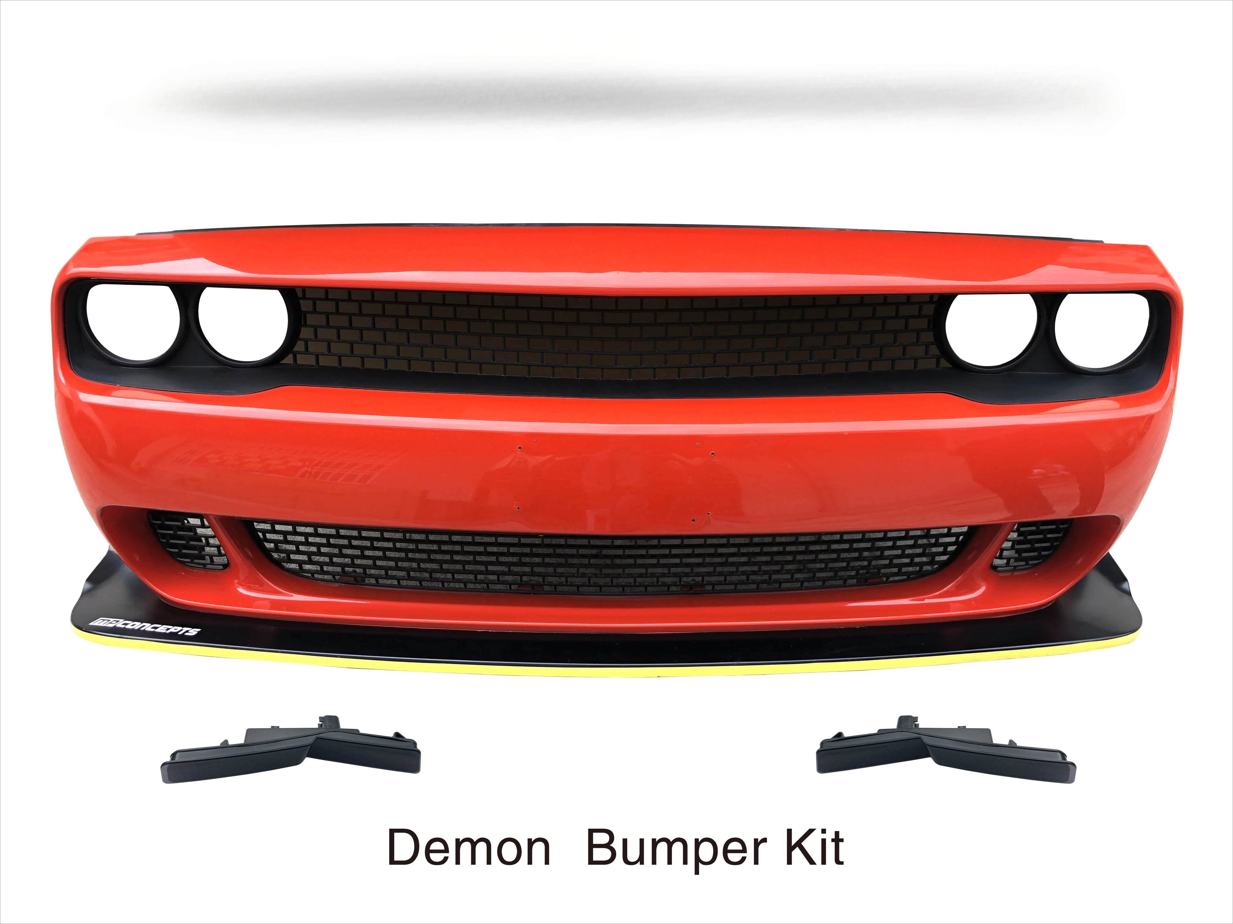 طقم المصد الأمامي MP CONCEPTS DEMON وأربعة مشاعل للحاجز لسيارة تشالنجر دودج 2015-2024 مخصص #3