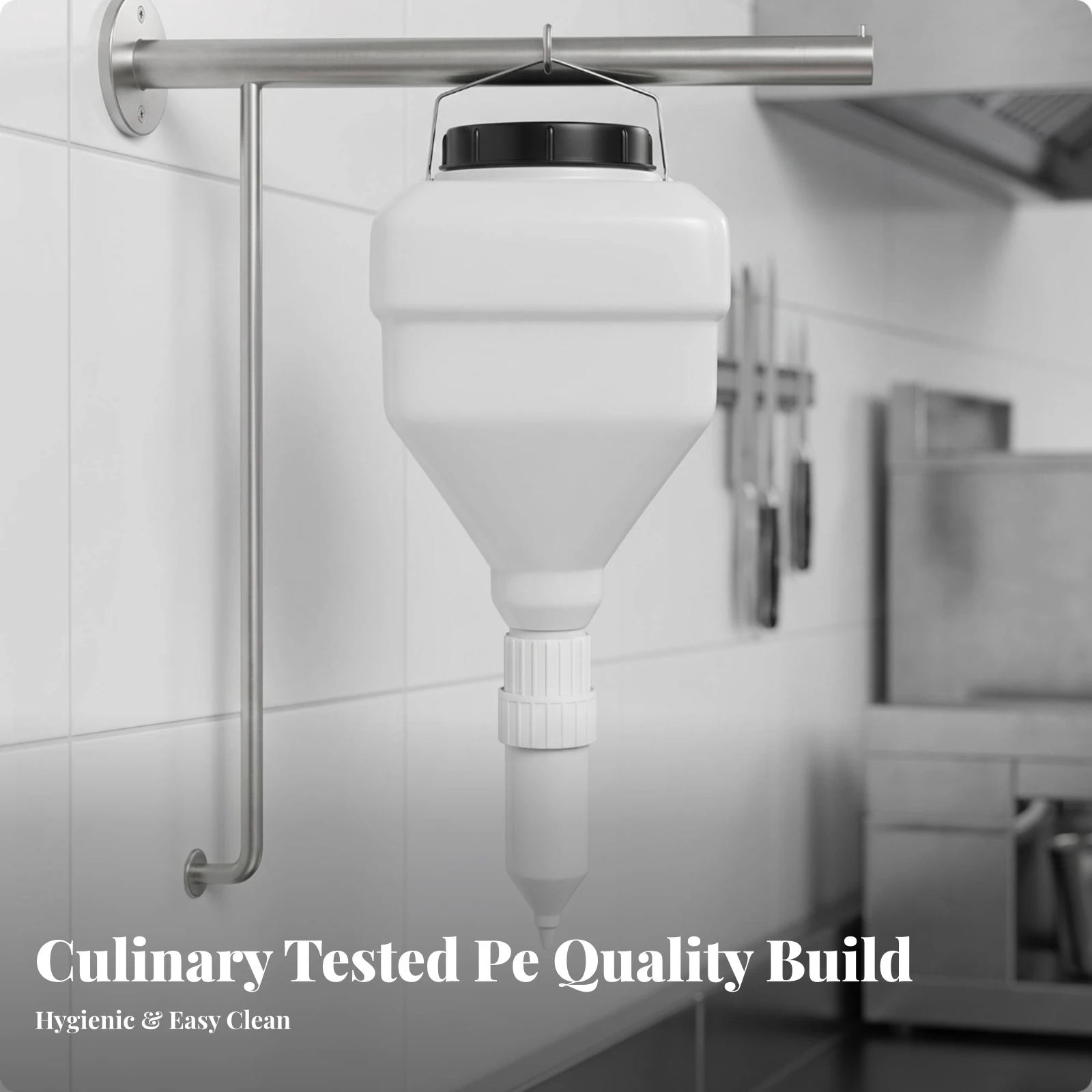 Press Bottle with Hanging Handle Leak-Leak-Proof-Leak-Proof Hanging Sauce Dispenser Condiment Press Bottle Dishwasher-Safe view 3