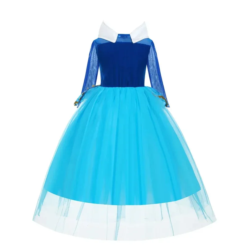 زي فتاة فستان الأميرة الوردي أورورا 3 4 5 6 7 8 9 10 سنوات