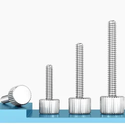 1-5pc M2 M2.5 M3 M4 M5 M6 M8 304 Stainless Steel Thumb Screws,knurled Head Thumb Bolt,Machinery,Tool Round Adjustment Hand Screw