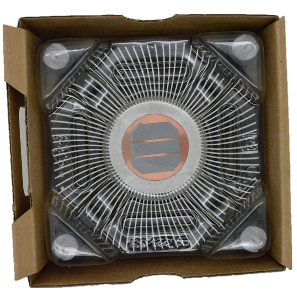 

12V 8025 Copper Core Cpu Cooler High Ultra Quiet Pure Aluminum Heat Sink Air Cooler Quick Release Plastic Nails