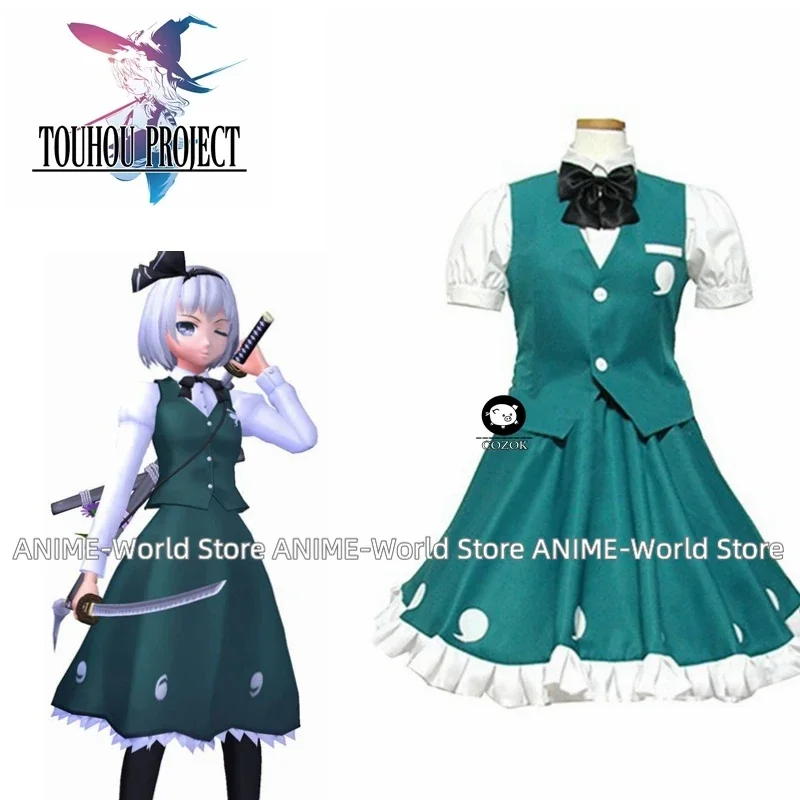

Игра Touhou Project Youmu Konpaku Косплей Костюм Женщины Лолита Платье Костюм Костюмы на Хэллоуин для женщин