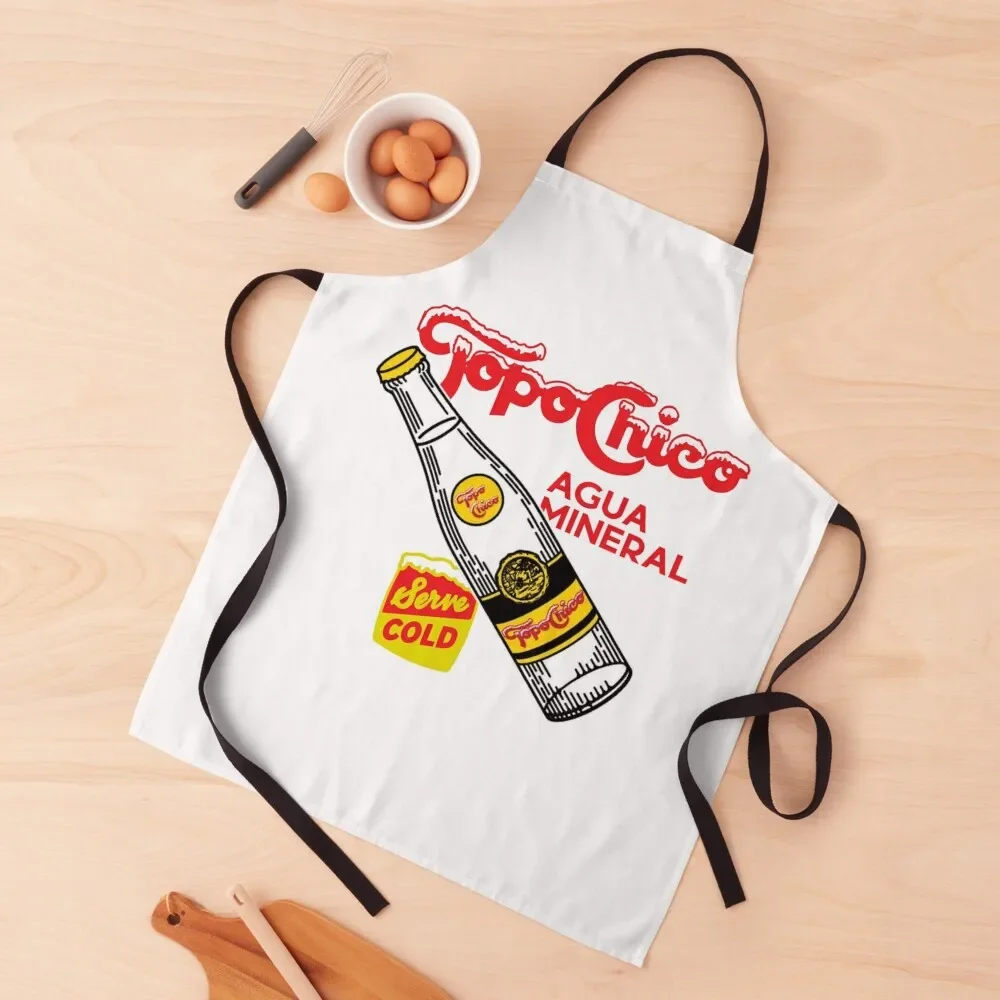 

topo chico lover Apron Chef Uniform Women Customizable Sexy work gowns for women cleaning Apron