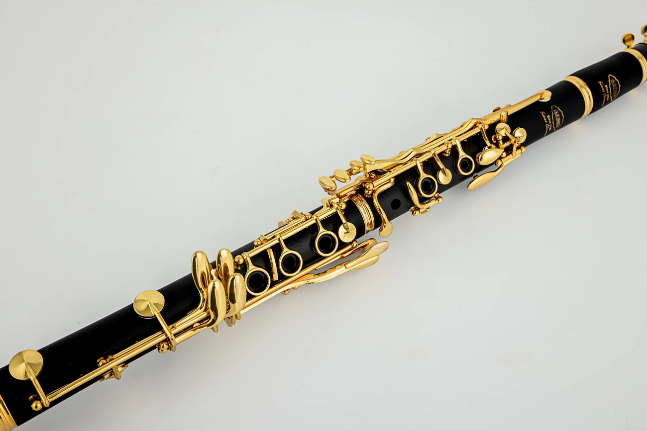 SADSN SCL-500 الكلارينيت Bb لحن الباكليت الخشب الذهب مفاتيح أداة النفخ الخشبية المهنية مع ملحقات الحقيبة #1