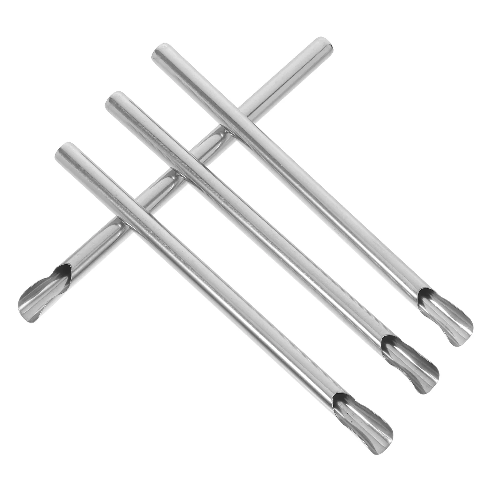 

4pcs Stainless Steel Straws Reusable Colored Drinking Straw Set For Milk Tea Outdoor Picnic Hiking Trip Office