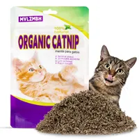 New Organic 100% Natural Cat Catnip Cattle Grass 28g Cat Mint Leaves Menthol Flavor Funny Cat Training Toy Cats Supplies