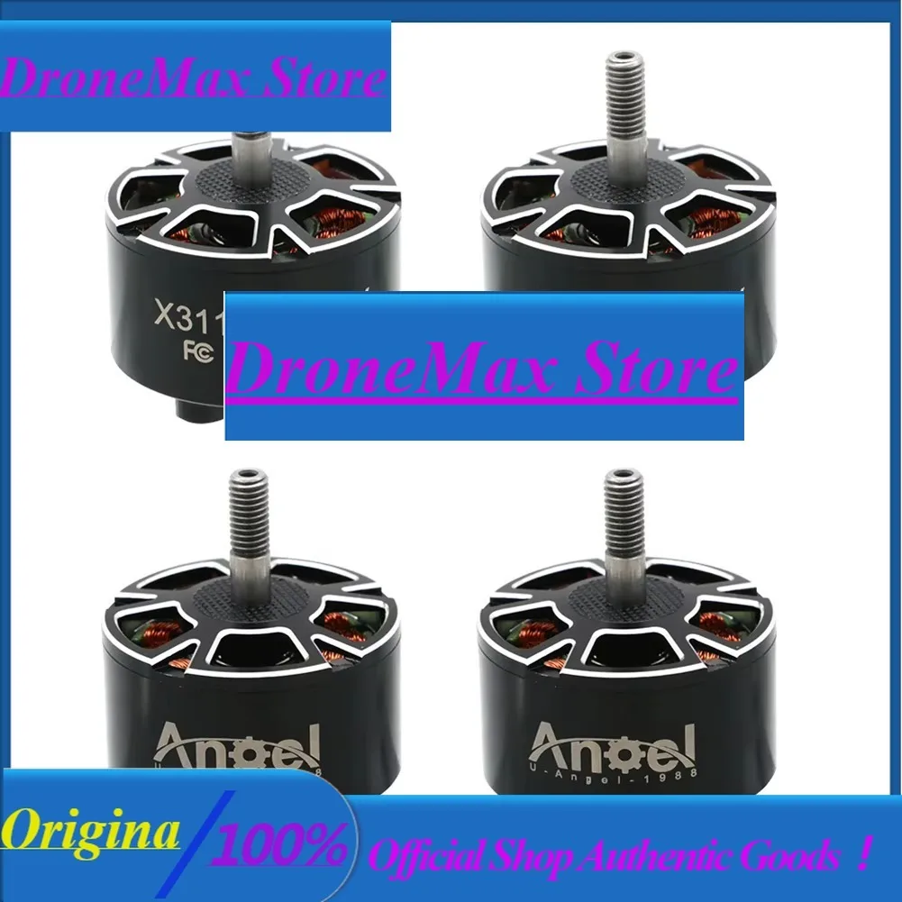 DroMa4pcs/lot UAngel X3115 3115 900KV 1050KV 1200KV 6S Brushless Motor For FPV Freestyle 9inch 10inch Long Range Cinelifter RC D