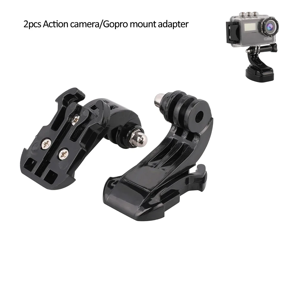 

T2pcs Go Pro Acceories Helmet Front Mount Chest Strap J-hook Buckle For Gopro 10 9 8 7 6 5 Sj4000 SJ7 XiaoYi 4K H8