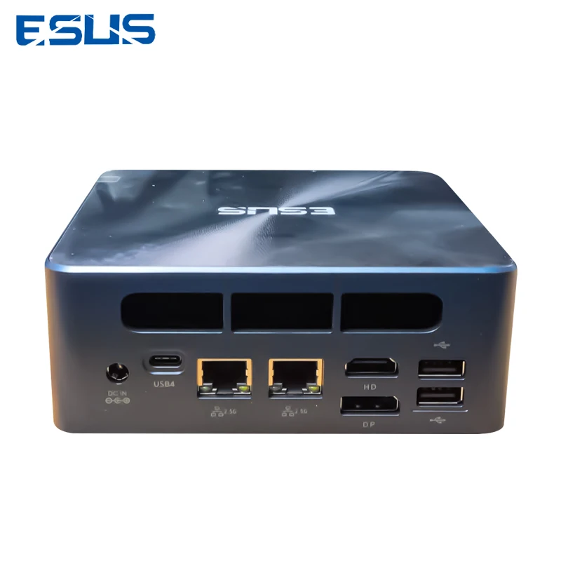 【SALE 50%】ESUS Mini PC AMD Ryzen 7735HS Mini Pocket PC DDR5 RJ45 1000M WiFi6 BT5.2 PC Gamer Desktop Gaming PC Computer Win10/11