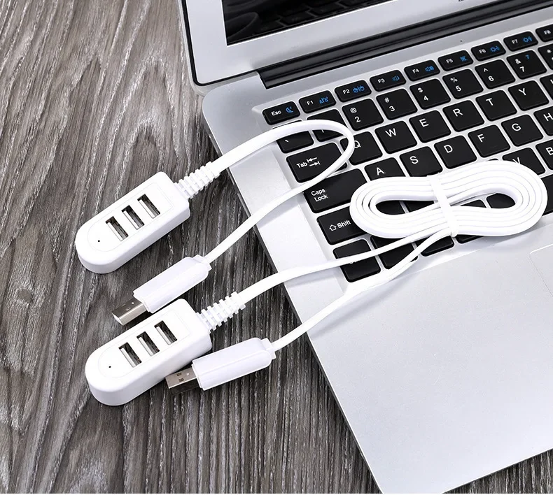 1.2M USB cable Extension Charger Line Hub More than USB Splitter New Style 3 USB HUB Charging Cable Fast Charge USB Extension