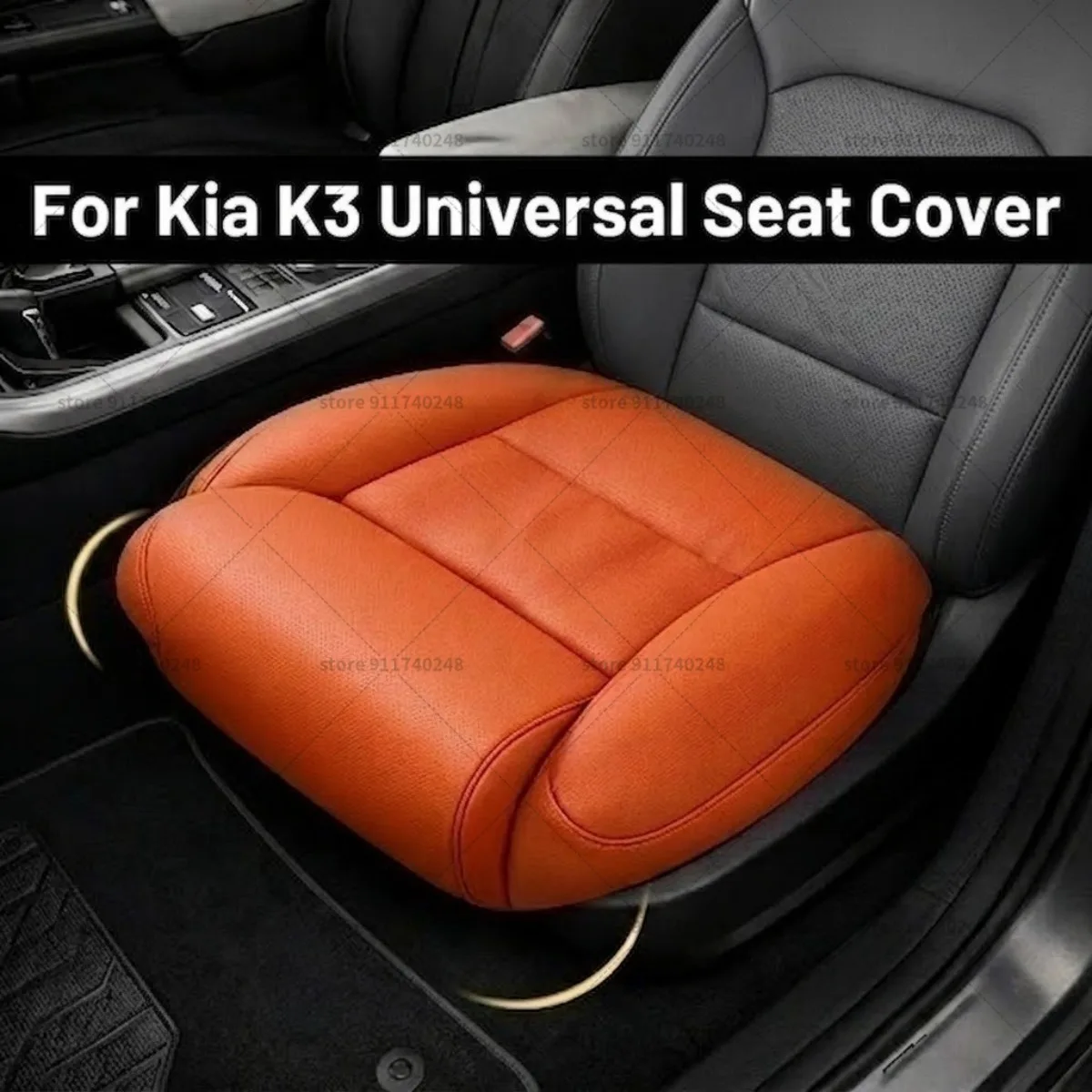 

Подушка-удлинитель для ног Kia, подушка для поддержки бедер, из пены с эффектом памяти, кожаная, аксессуар для салона автомобиля