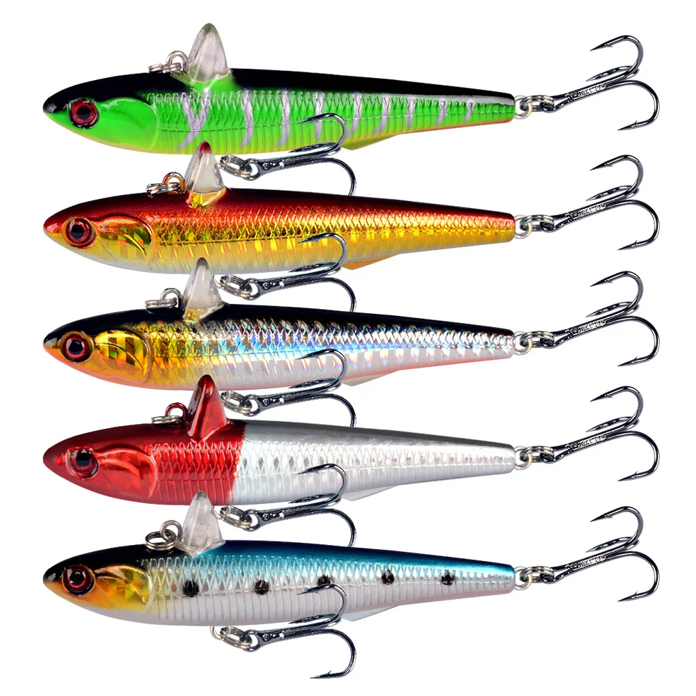 

Lure Carp ABS Artificial Hard Bait Pencil Bionic with Hooks Full Swimming Layer 5 Colors Optional Wholesale