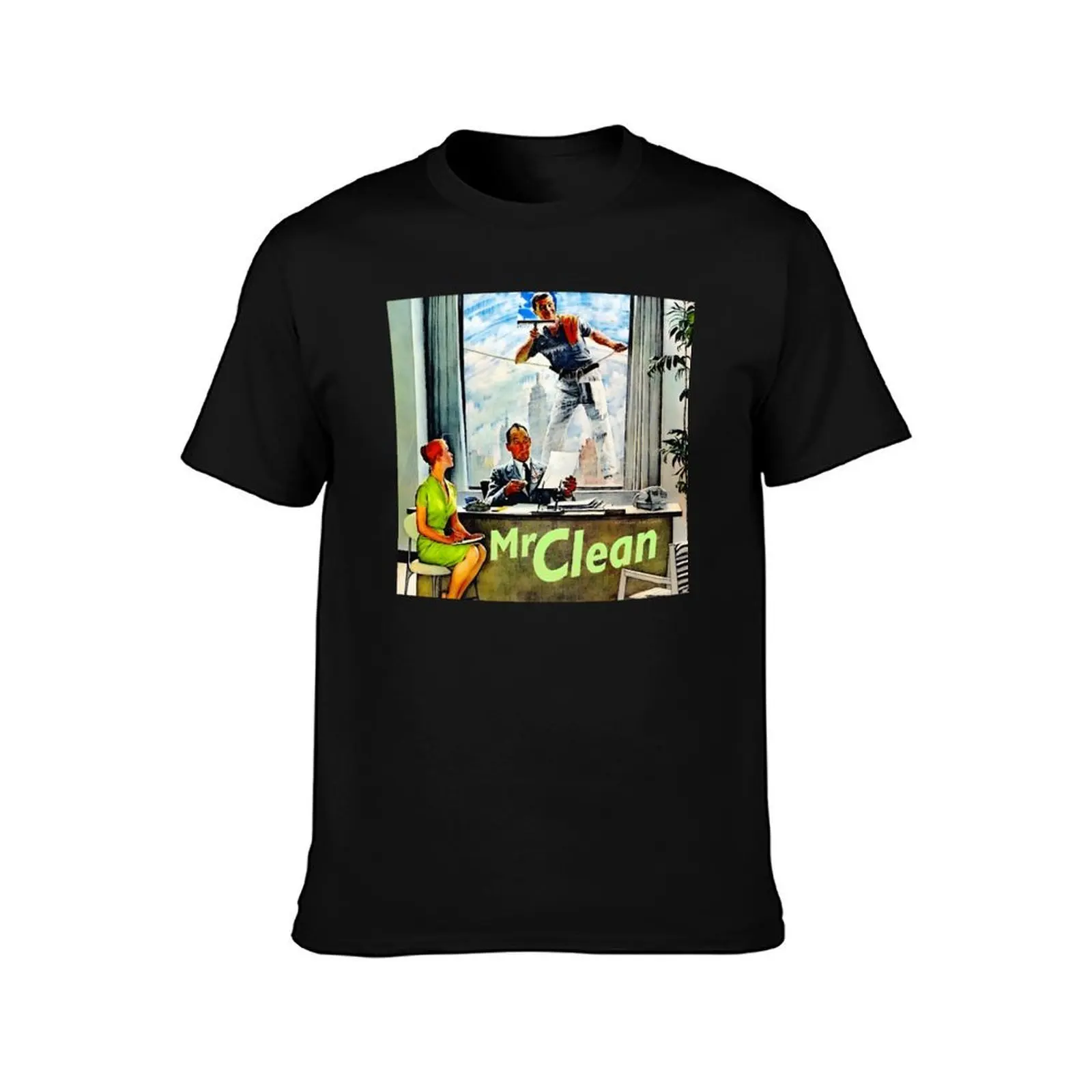 Mr. Clean - EP album dinner table T-Shirt Christmas Casual Short Sleeve Top T-Shirt