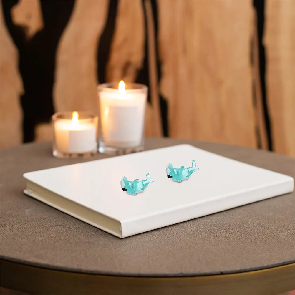 

20Pcs Mini Shark Statues Miniature Ocean Animal Figures for Fairy Garden Home Decor Party Favors Tiny Shark Display Collectibles