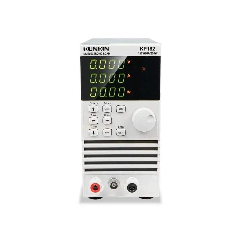 

KP182/KP184 Single Channel Electronic DC Load 200W/150V/20A ,400W/150V/40A Optional Support RS232/RS485 Communication