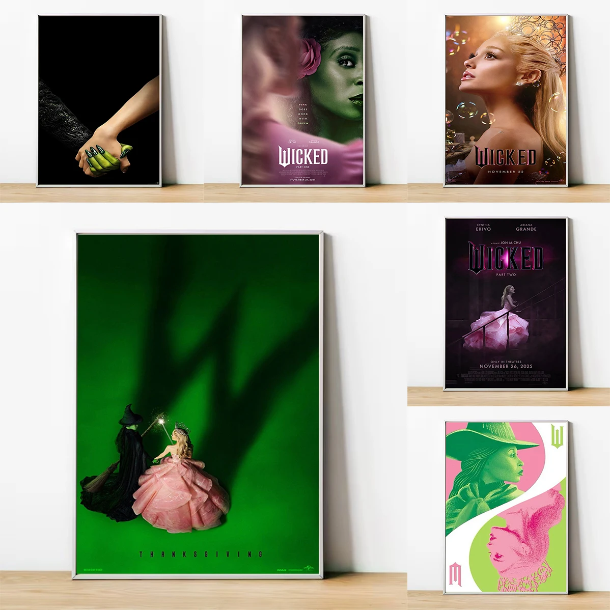 2024 سنة أفضل فيلم الشريرة المشارك غرفة ديكور ملصقات الحائط اللوحات الداخلية الديكور غرفة نوم الاشياء للديكور المنزل