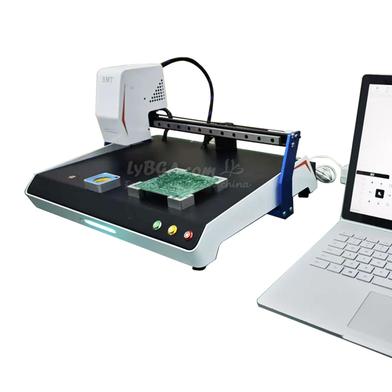 Máquina de recogida y colocación, sistema de cámara de doble visión, equipo de escritorio S1 SMT de alta velocidad, montaje automático de chips para línea de montaje