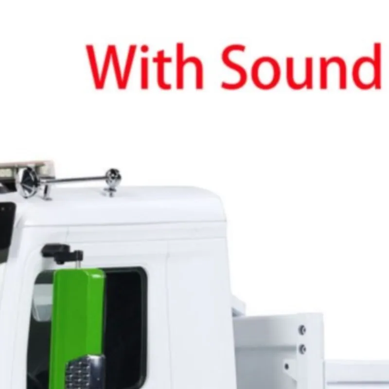 

RTR LESU 1/14 RC Hydraulic Metal Dump Truck Model 6x6 3-way Radio Control Tipper Car Toy with Light Sound Sticker Toys Model