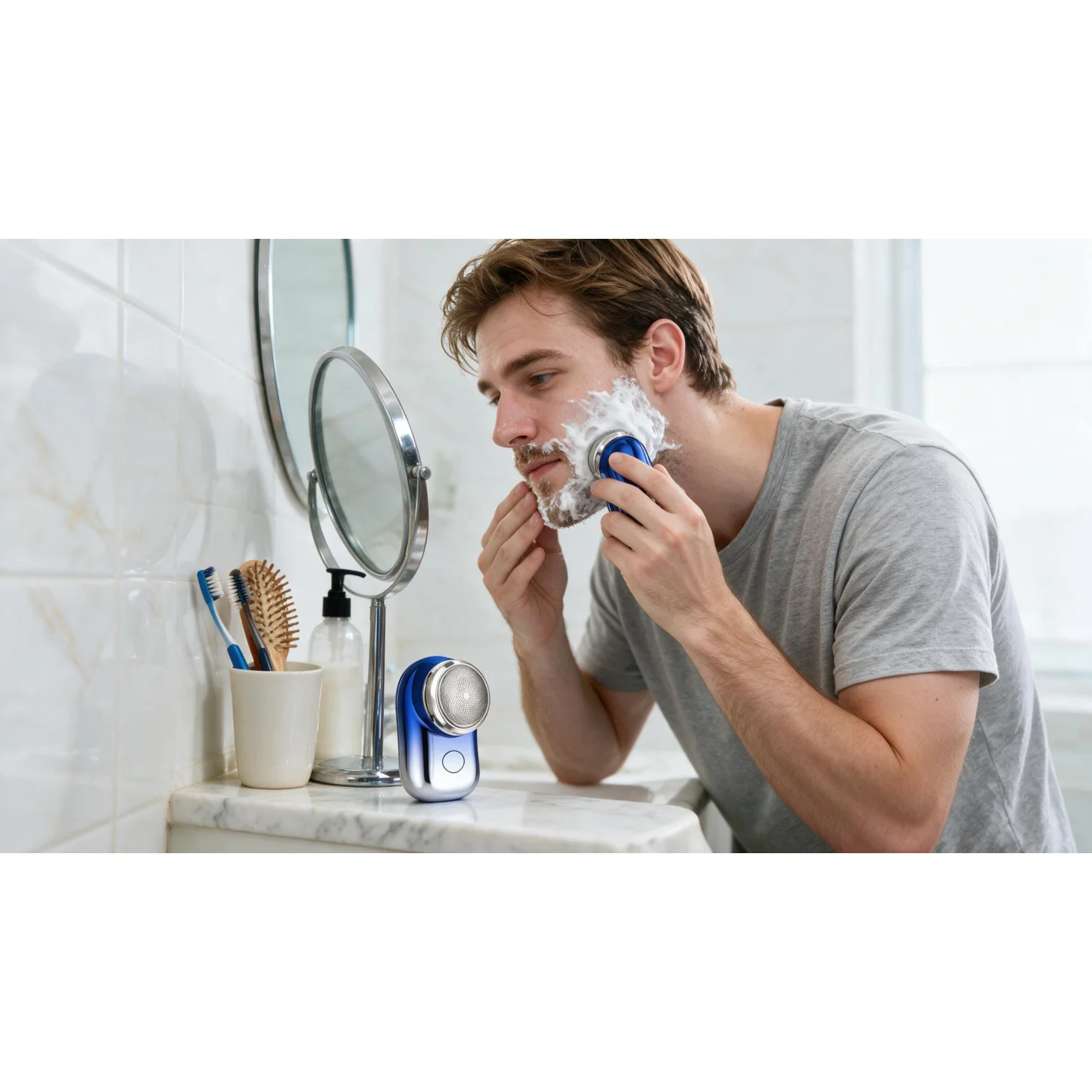 Electric Shaver for Men/Women; USB Rechargeable Portable Shaver; Travel Essential Mini Electric Shaver