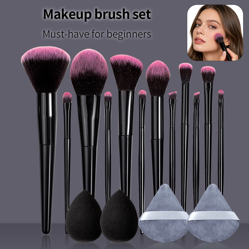16 Piece Professional Makeup Brush Set