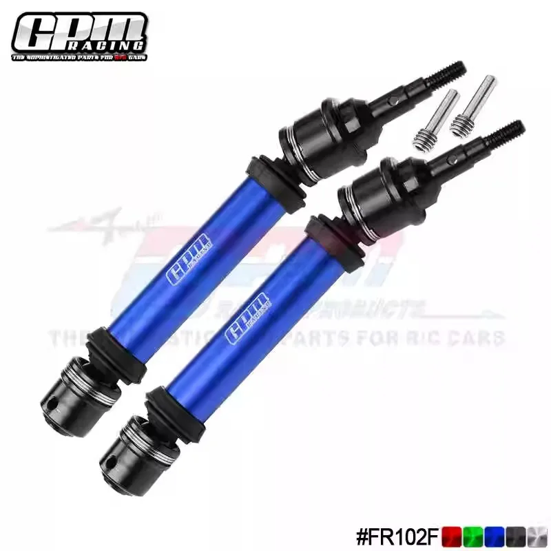 

GPM upgrade part TRAXXAS 1/10 FORD F-150 medium carbon steel head+aluminum alloy cylinder body front CVD universal joint 6MM sha