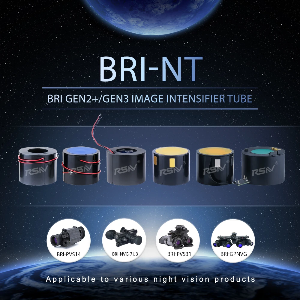 

RSNV NNVT/CETC In Stock FOM1600+ Gen2+ P43 P45 Green White Phosphor Image Intensifier Tube With Autogating