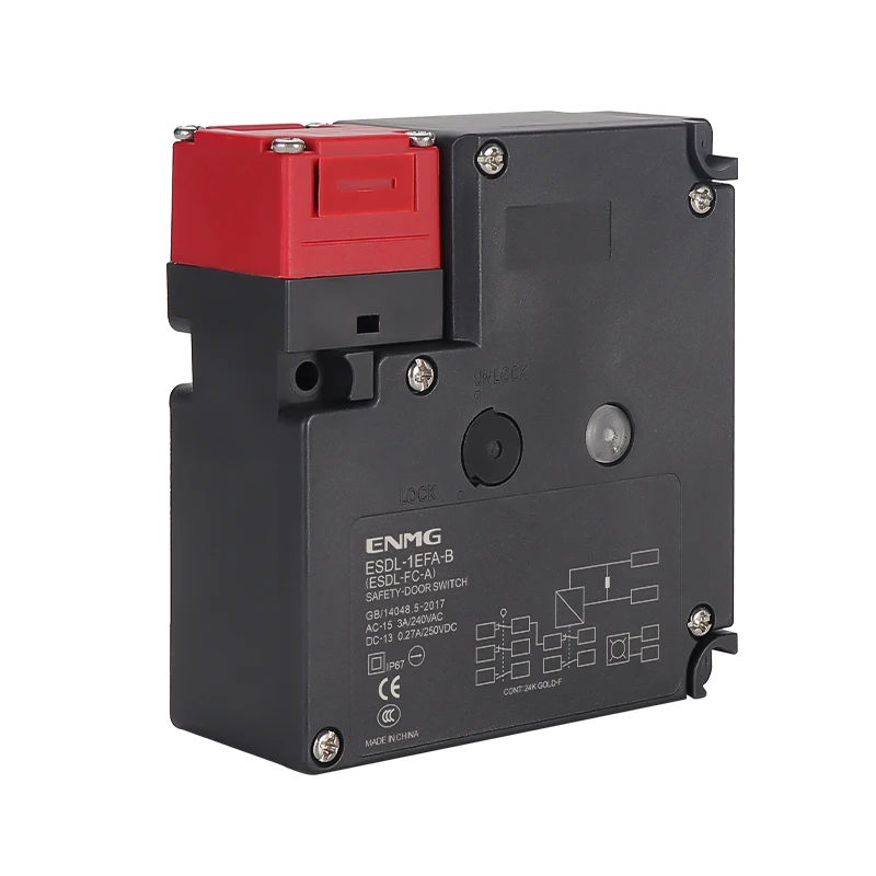 ENMG ESDS 안전 도어 스위치 플러그인 도어 잠금장치 CNC 기계 기계식 잠금 ESDL 리미트 스위치 보호 잠금 스위치