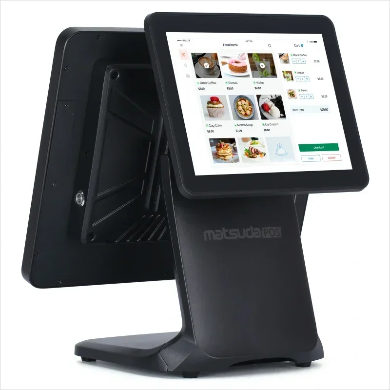 

New Manufacturer 15" Catering POS Terminal 10 Capacitive Touch J4125 8GB 128GB Cash Register Restaurants POS System
