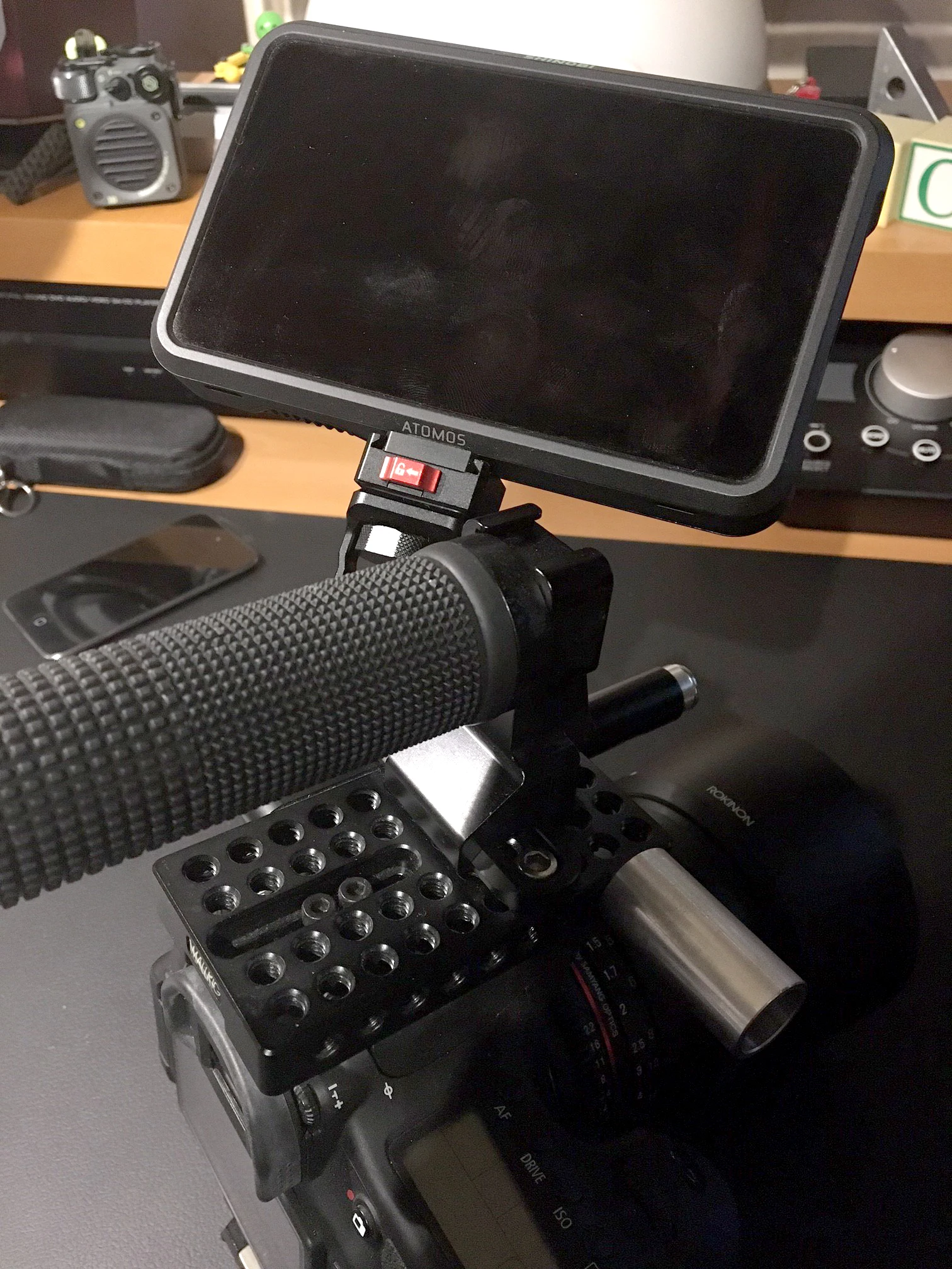 Schnellwechselplatte V-Mount Fast Switch Installationssystem für Gopro Insta360 OSMO 360 Action 5pro DSLR-Kamera Stativ Slide Mount – Detail 21