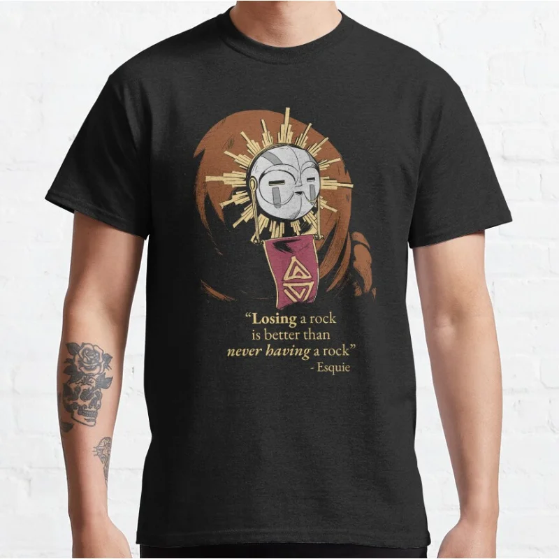 

Esquie Clair Obscur Expedition 33 Quotes Fan 2025 Dark Fantasy video game T-shirt Gift for Gamer Large size Adult Tops S-6XL