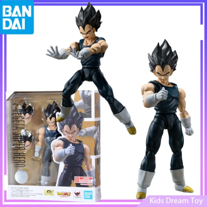 

Bandai in Stock Original S.H.Figuarts SHF Dragon Ball Anime Figures VEGETA SUPER HERO Action Figure Toys Collectible Model Gifts