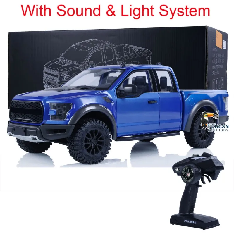 Upgraded JDM F150 RC Crawler 1/10 Climbing Car Remote Control Off-road Vehicles with Sound Light System Toy Model THZH1875 view 2