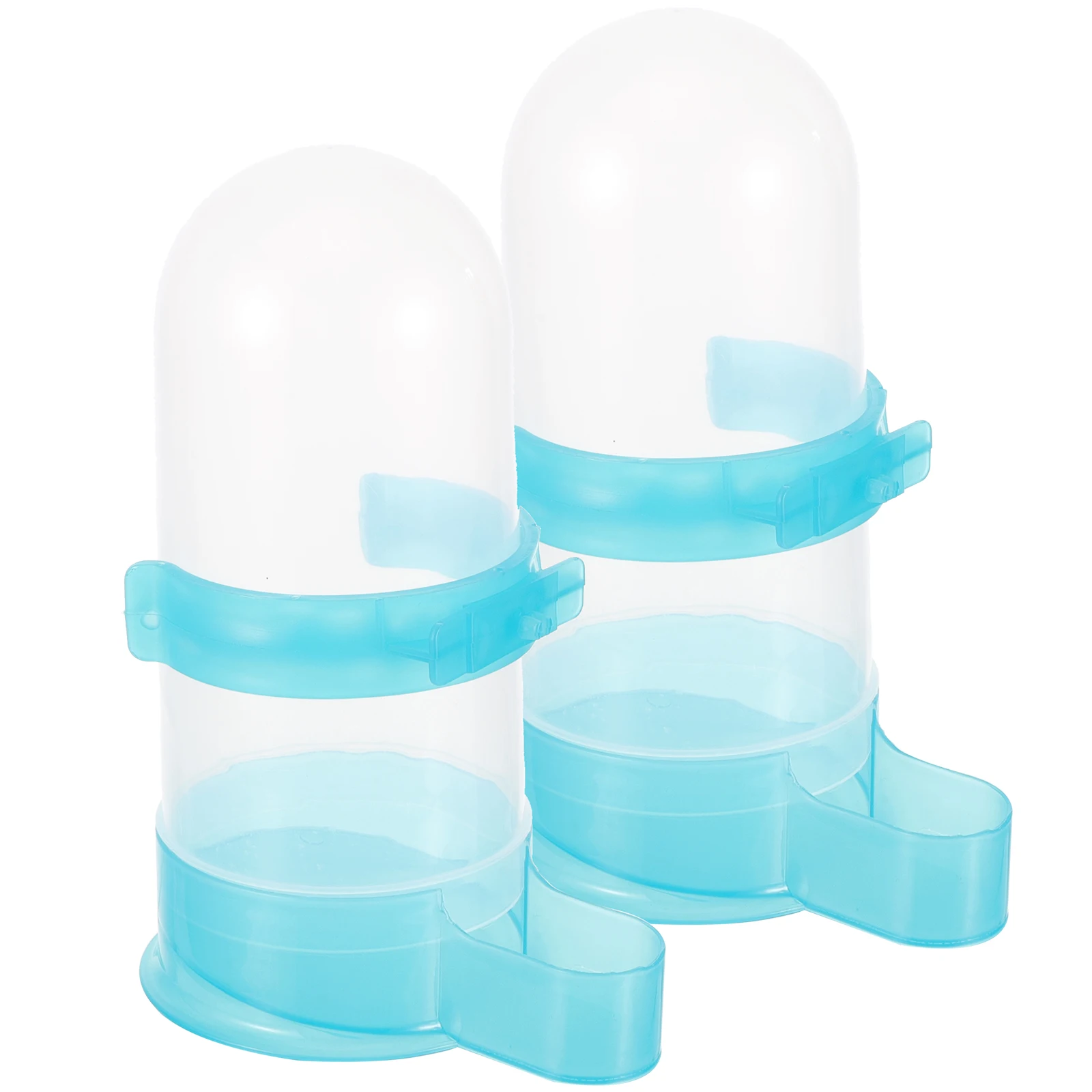 

2Pcs Bird Cage Water Dispenser Automatic Flow Design for Parrot Pigeon Dove Pet Drinking Fountain for Home Use