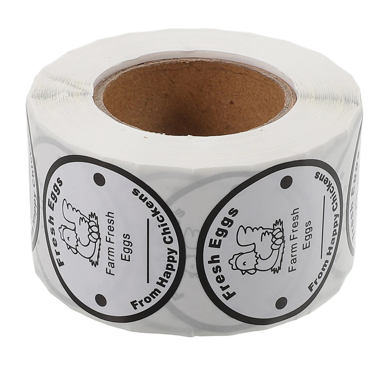 

Packaging 381cm Round Stickers Fresh Eggs Carton Farm Market Chicken Egg Labels Safe Farmer Market Egg Labels Portable