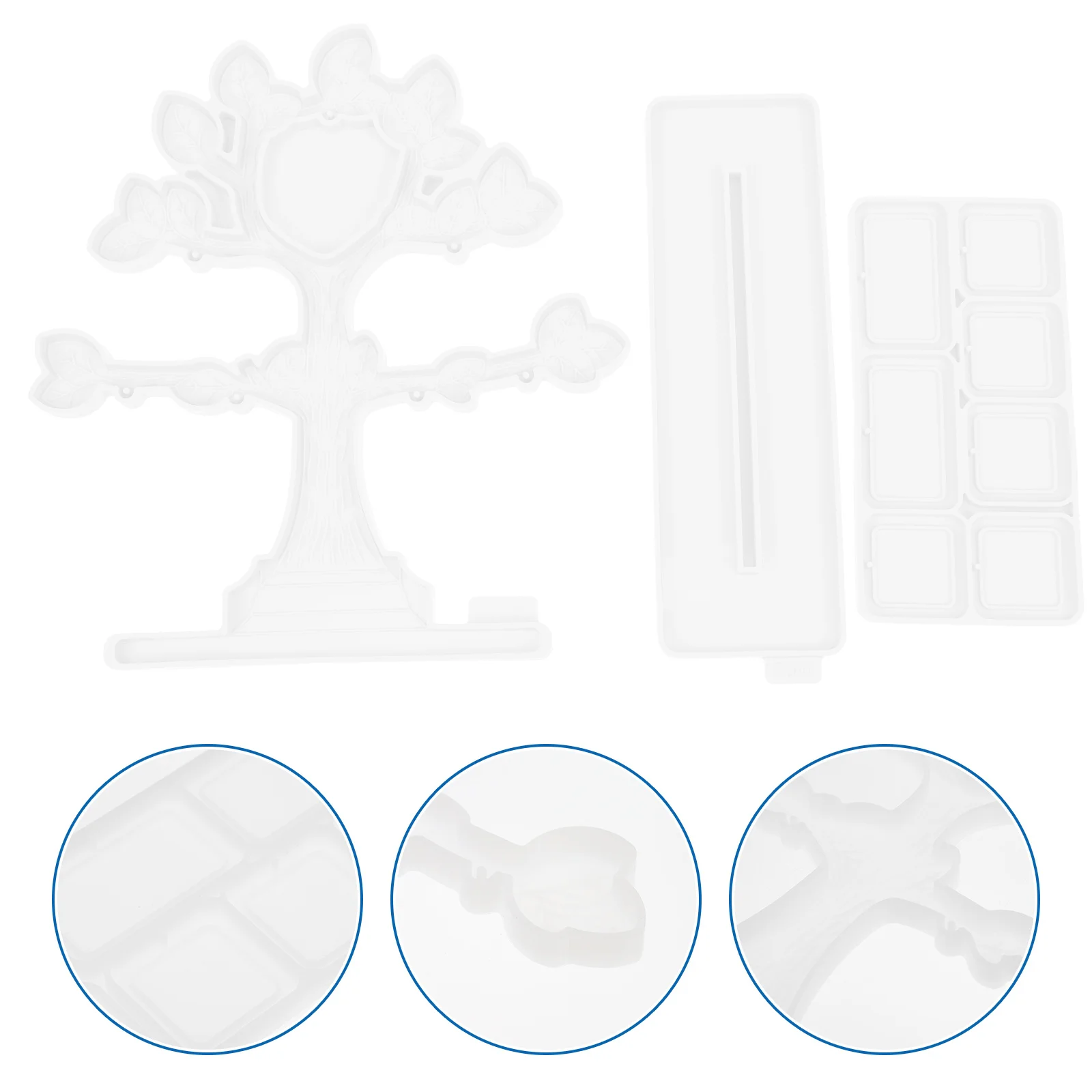 

1 set 1 Set Tree Shape Photo Frame Silicone Mold Diy Epoxy Craft Making Supply For Handmade Jewelry Decor Mould