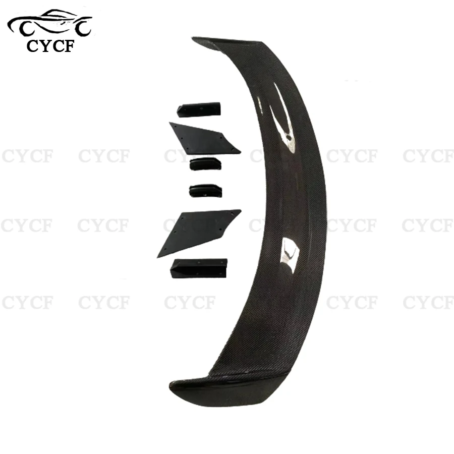 For Mazda Atz High quality Carbon Fiber Spoiler Tail fins Rear Trunk Guide Wing Rear Wing Car Trunk Diverter body kit