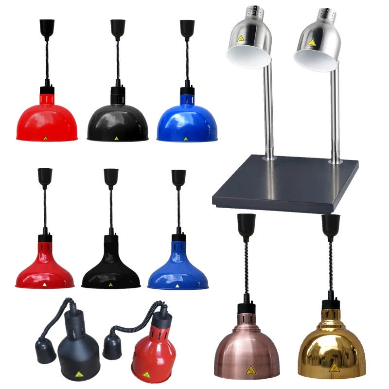 Kitchen Equipment Hanging Food Heating Lamp/restaurant Self-service Electric Color Food Heating Lamp