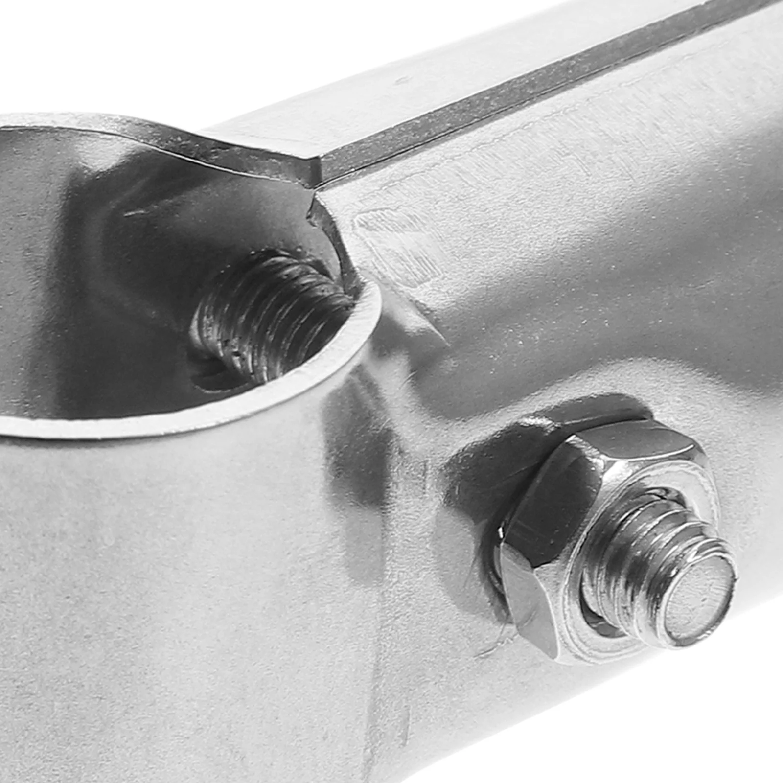 

4Pcs Stainless Steel Fence Clamp Chain Link Panel Clamp Repair Connector Durable for Dog Kennel Greenhouse Farm Use